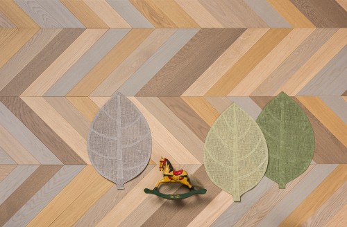 OAK RAW SIENNA CHEVRON