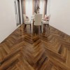 SPC Herringbone Brown Oak